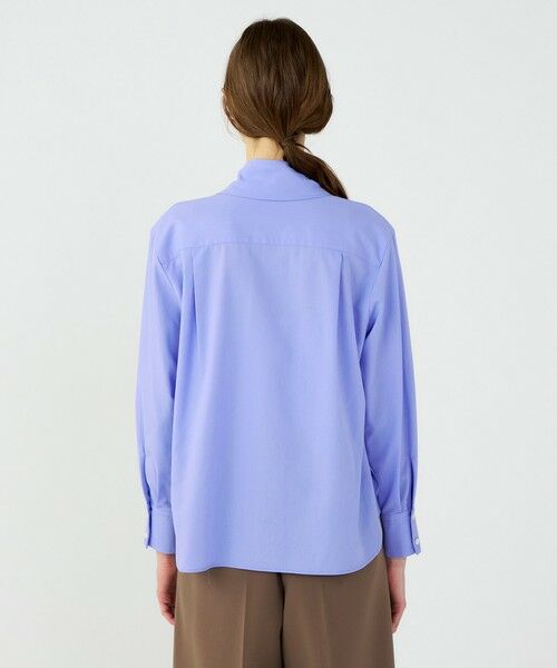 TOMORROWLAND / トゥモローランド シャツ・ブラウス | 【WEB先行予約】ジュエルコットン ワイドボウタイブラウス | 詳細5