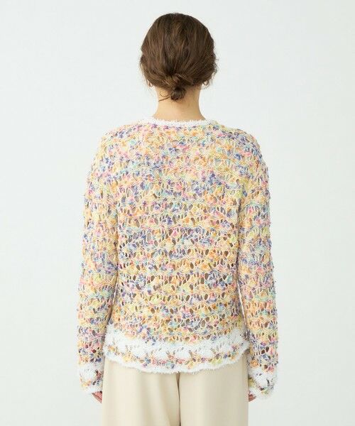 TOMORROWLAND / トゥモローランド ニット・セーター | マテリアルカラーミックス Vネックプルオーバー | 詳細4