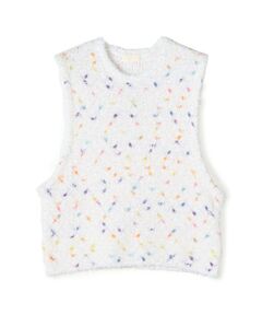 TOMORROWLAND / トゥモローランド ニット・セーター | マテリアルカラーミックス クルーネックベスト