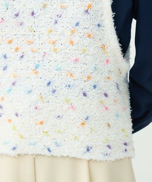 TOMORROWLAND / トゥモローランド ニット・セーター | マテリアルカラーミックス クルーネックベスト | 詳細7