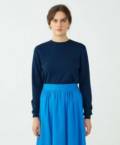 TOMORROWLAND / トゥモローランド ニット・セーター | スビンコットン クルーネックプルオーバー | 詳細12