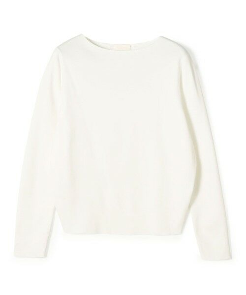 TOMORROWLAND / トゥモローランド ニット・セーター | スビンコットン ボートネックプルオーバー(11 ホワイト)
