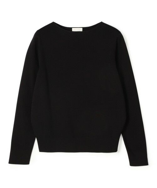 TOMORROWLAND / トゥモローランド ニット・セーター | スビンコットン ボートネックプルオーバー(19 ブラック)