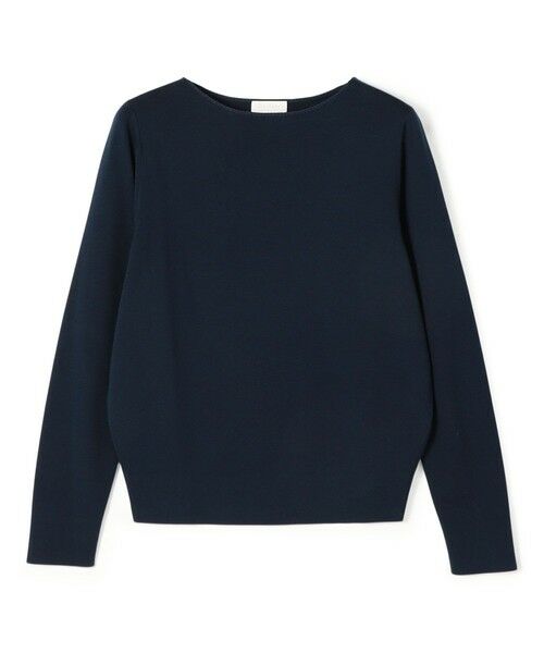 TOMORROWLAND / トゥモローランド ニット・セーター | スビンコットン ボートネックプルオーバー(69 ネイビー)