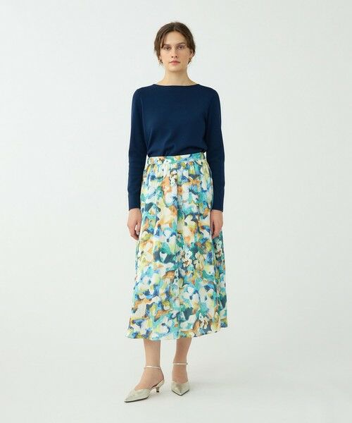 TOMORROWLAND / トゥモローランド ニット・セーター | スビンコットン ボートネックプルオーバー | 詳細1