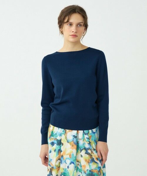 TOMORROWLAND / トゥモローランド ニット・セーター | スビンコットン ボートネックプルオーバー | 詳細2