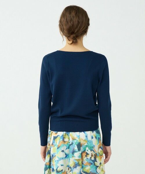 TOMORROWLAND / トゥモローランド ニット・セーター | スビンコットン ボートネックプルオーバー | 詳細4