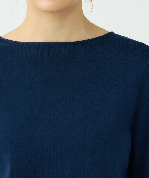 TOMORROWLAND / トゥモローランド ニット・セーター | スビンコットン ボートネックプルオーバー | 詳細5