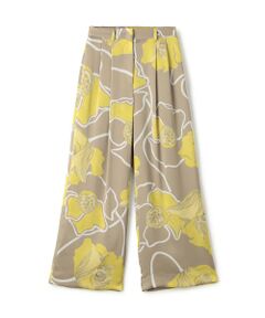 TOMORROWLAND / トゥモローランド その他パンツ | ポピープリント 2タックワイドパンツ