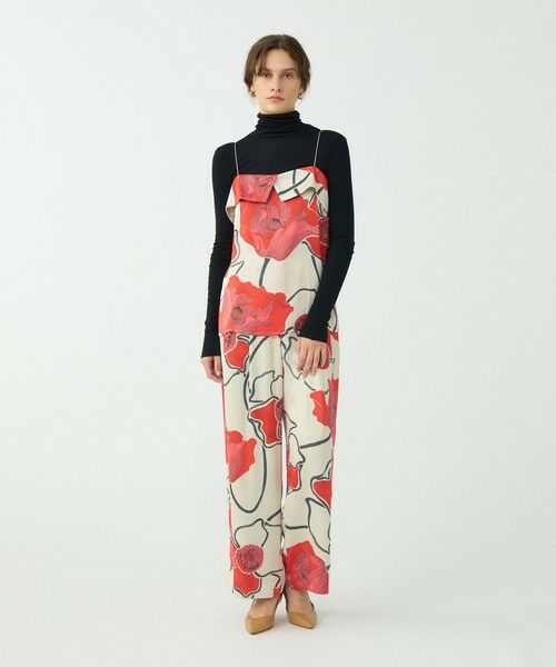 TOMORROWLAND / トゥモローランド その他パンツ | ポピープリント 2タックワイドパンツ | 詳細1