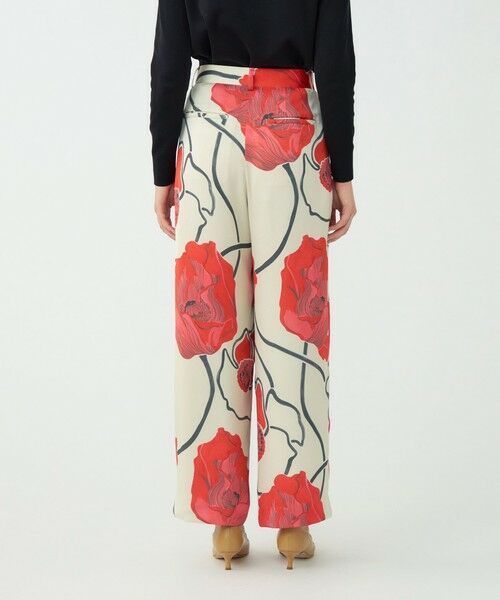 TOMORROWLAND / トゥモローランド その他パンツ | ポピープリント 2タックワイドパンツ | 詳細5