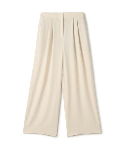TOMORROWLAND / トゥモローランド その他パンツ | 【WEB先行予約】サンディジョーゼット タックワイドパンツ(41 ライトベージュ)