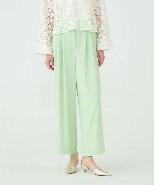 TOMORROWLAND / トゥモローランド その他パンツ | 【WEB先行予約】サンディジョーゼット タックワイドパンツ | 詳細11