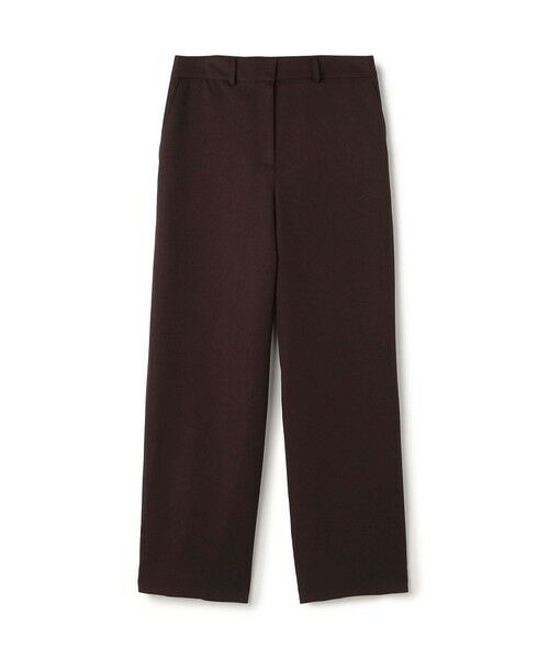 TOMORROWLAND / トゥモローランド その他パンツ | 【WEB先行予約】パウダリーストレッチツイル セミワイドパンツ（49 ダークブラウン）
