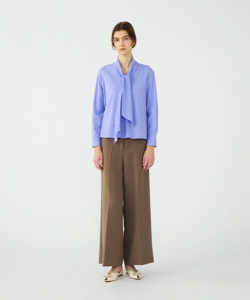 TOMORROWLAND / トゥモローランド その他パンツ | 【WEB先行予約】ライトダブルクロス セミワイドパンツ | 詳細1