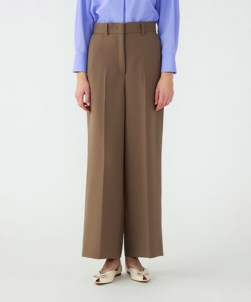 TOMORROWLAND / トゥモローランド その他パンツ | 【WEB先行予約】ライトダブルクロス セミワイドパンツ | 詳細2