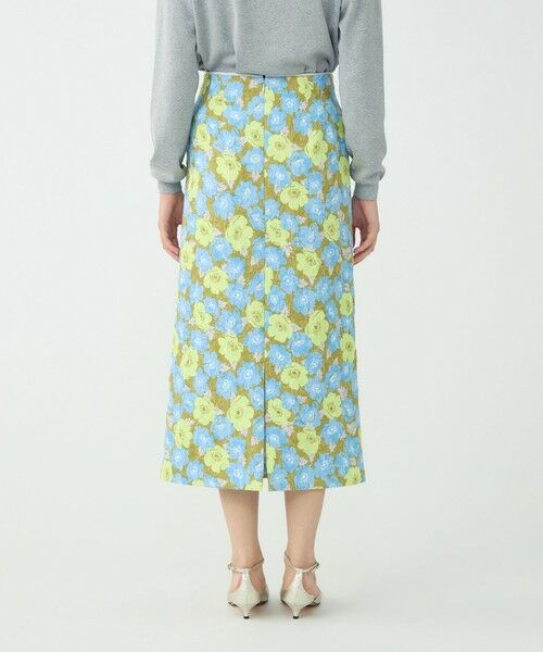 TOMORROWLAND / トゥモローランド ロング・マキシ丈スカート | ポピープリントジャカード ペンシルタイトスカート | 詳細4