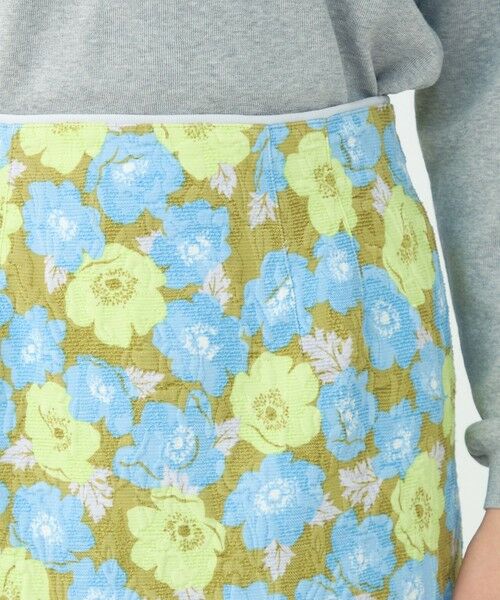 TOMORROWLAND / トゥモローランド ロング・マキシ丈スカート | ポピープリントジャカード ペンシルタイトスカート | 詳細5