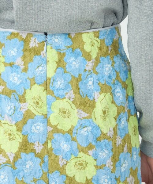 TOMORROWLAND / トゥモローランド ロング・マキシ丈スカート | ポピープリントジャカード ペンシルタイトスカート | 詳細6