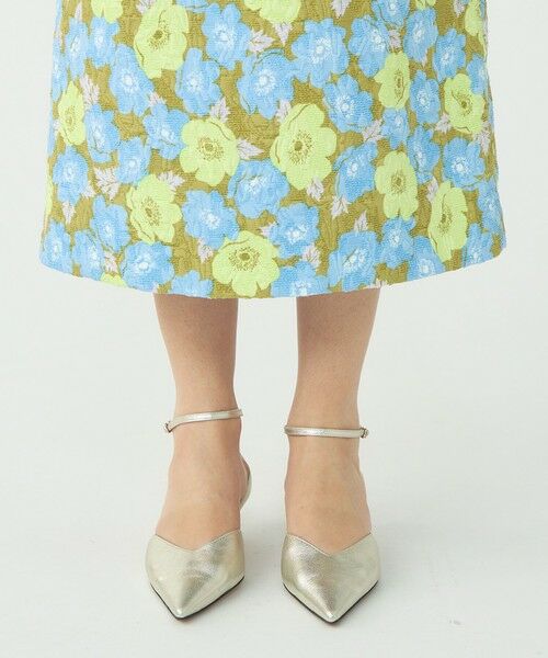 TOMORROWLAND / トゥモローランド ロング・マキシ丈スカート | ポピープリントジャカード ペンシルタイトスカート | 詳細8