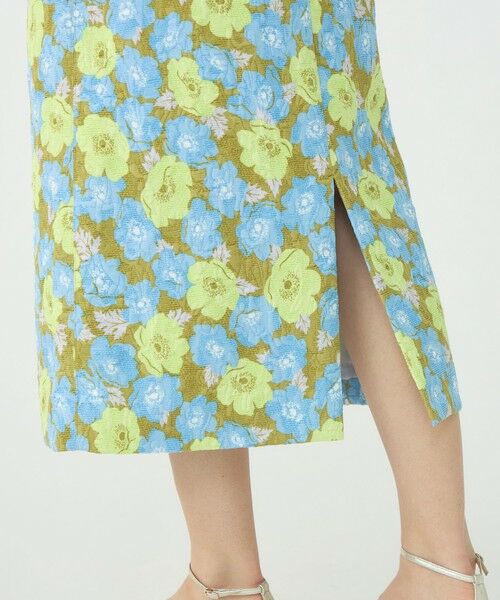 TOMORROWLAND / トゥモローランド ロング・マキシ丈スカート | ポピープリントジャカード ペンシルタイトスカート | 詳細9