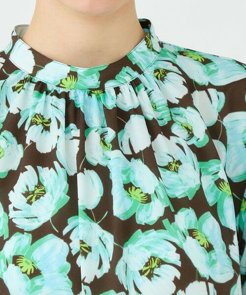 TOMORROWLAND / トゥモローランド ロング・マキシ丈ワンピース | フェザリーフラワープリント ティアードワンピース | 詳細4