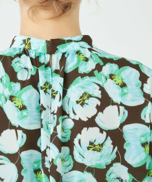 TOMORROWLAND / トゥモローランド ロング・マキシ丈ワンピース | フェザリーフラワープリント ティアードワンピース | 詳細5