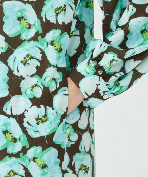 TOMORROWLAND / トゥモローランド ロング・マキシ丈ワンピース | フェザリーフラワープリント ティアードワンピース | 詳細7