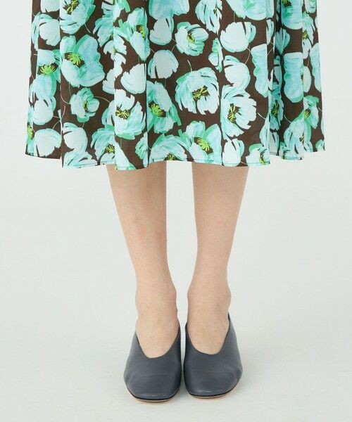 TOMORROWLAND / トゥモローランド ロング・マキシ丈ワンピース | フェザリーフラワープリント ティアードワンピース | 詳細8