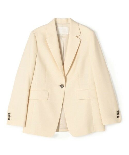 TOMORROWLAND / トゥモローランド テーラードジャケット | ハイツイストビエラ 1Bテーラードジャケット(41 ライトベージュ)
