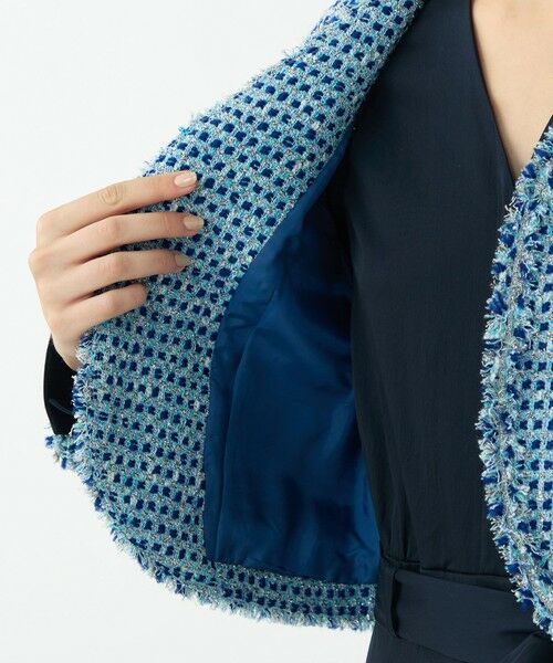 TOMORROWLAND / トゥモローランド ノーカラージャケット | 【WEB先行予約】ペペローニツイード ショートジャケット | 詳細5