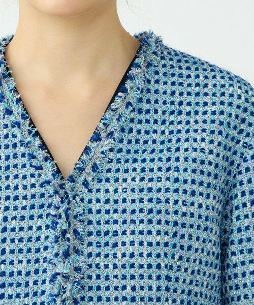 TOMORROWLAND / トゥモローランド ノーカラージャケット | 【WEB先行予約】ペペローニツイード ショートジャケット | 詳細6