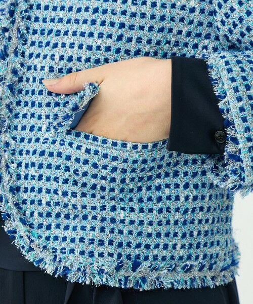 TOMORROWLAND / トゥモローランド ノーカラージャケット | 【WEB先行予約】ペペローニツイード ショートジャケット | 詳細8