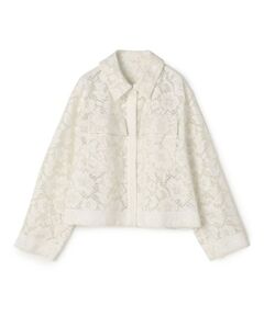 TOMORROWLAND / トゥモローランド ブルゾン | 【WEB先行予約】フラワーコードレース ステンカラーブルゾン