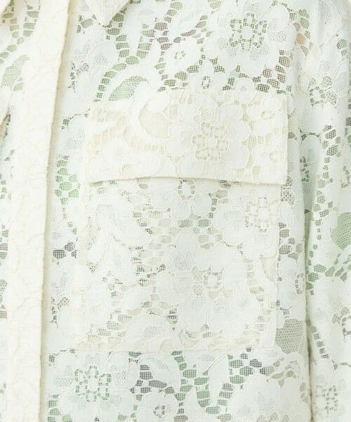 TOMORROWLAND / トゥモローランド ブルゾン | 【WEB先行予約】フラワーコードレース ステンカラーブルゾン | 詳細8