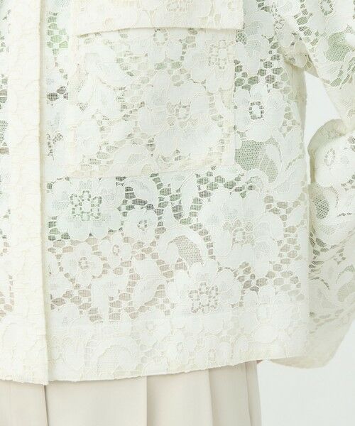 TOMORROWLAND / トゥモローランド ブルゾン | 【WEB先行予約】フラワーコードレース ステンカラーブルゾン | 詳細9