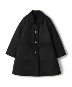 TOMORROWLAND / トゥモローランド ステンカラーコート | パデットリバーキルティング リバーシブルハーフコート