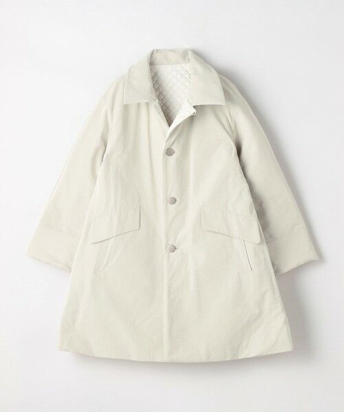 TOMORROWLAND / トゥモローランド ステンカラーコート | パデットリバーキルティング リバーシブルハーフコート | 詳細12