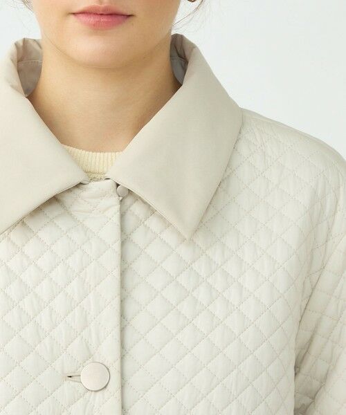 TOMORROWLAND / トゥモローランド ステンカラーコート | パデットリバーキルティング リバーシブルハーフコート | 詳細6