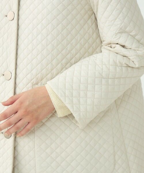 TOMORROWLAND / トゥモローランド ステンカラーコート | パデットリバーキルティング リバーシブルハーフコート | 詳細7