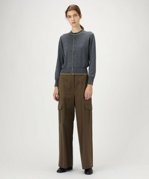 TOMORROWLAND / トゥモローランド カーディガン・ボレロ | プレーンウール クルーネックカーディガン | 詳細1