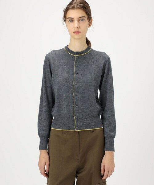 TOMORROWLAND / トゥモローランド カーディガン・ボレロ | プレーンウール クルーネックカーディガン | 詳細2