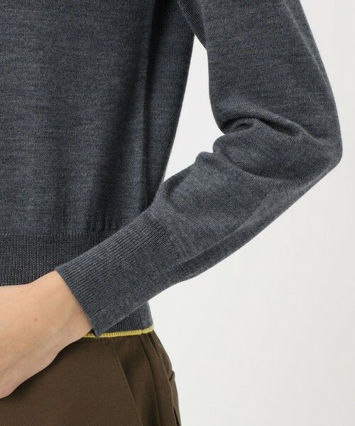 TOMORROWLAND / トゥモローランド カーディガン・ボレロ | プレーンウール クルーネックカーディガン | 詳細7