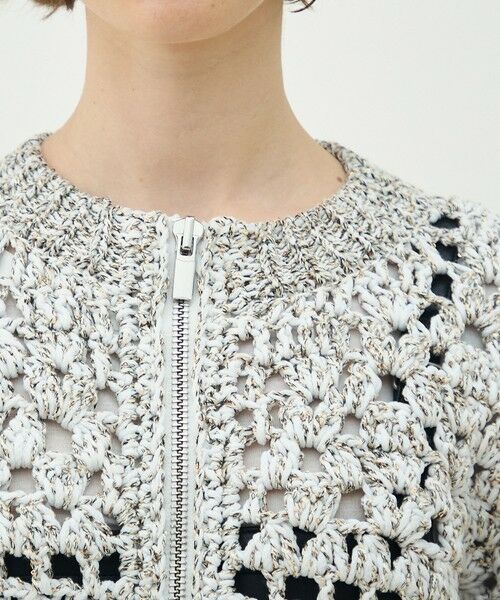 TOMORROWLAND / トゥモローランド カーディガン・ボレロ | ルレックスハンドニット ジップアップカーディガン | 詳細5