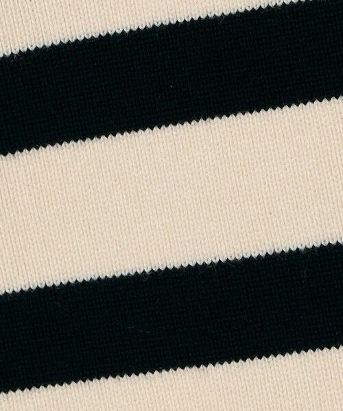 TOMORROWLAND / トゥモローランド ニット・セーター | パネルボーダー レースアッププルオーバー | 詳細8