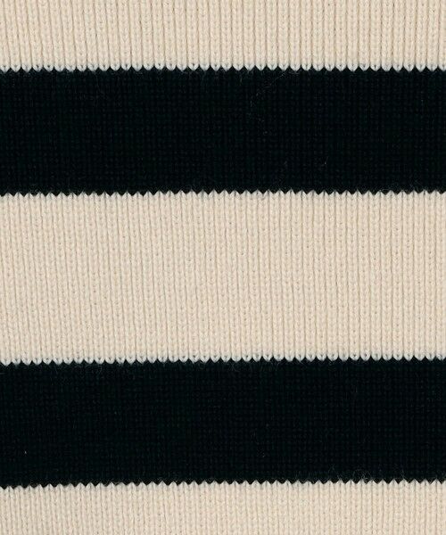 TOMORROWLAND / トゥモローランド ニット・セーター | パネルボーダー ボートネックプルオーバー | 詳細9
