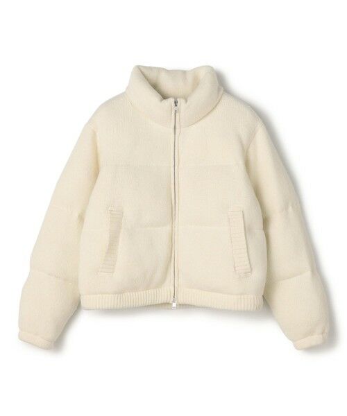 TOMORROWLAND / トゥモローランド ブルゾン | パデッドニット ショートブルゾン（11 ホワイト）