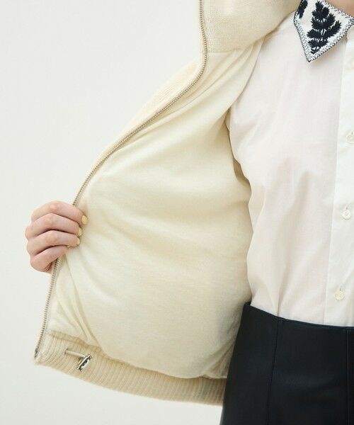 TOMORROWLAND / トゥモローランド ブルゾン | パデッドニット ショートブルゾン | 詳細5