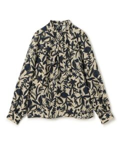 TOMORROWLAND / トゥモローランド シャツ・ブラウス | ホヤリーフプリント フロントタイブラウス
