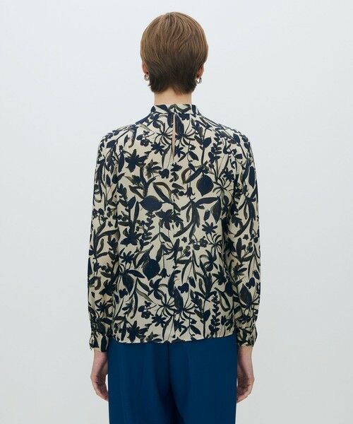 TOMORROWLAND / トゥモローランド シャツ・ブラウス | ホヤリーフプリント フロントタイブラウス | 詳細4